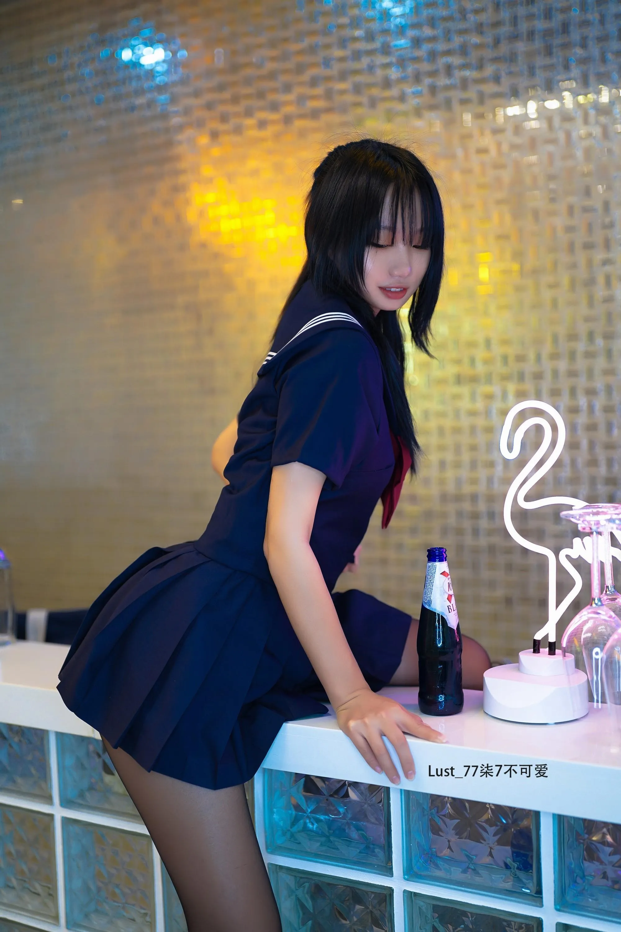 柒柒要乖额 – NO.030 反差JK少女 [182P]插图3